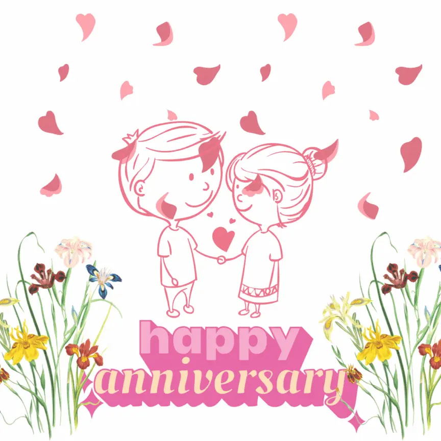 happy anniversary gif animated