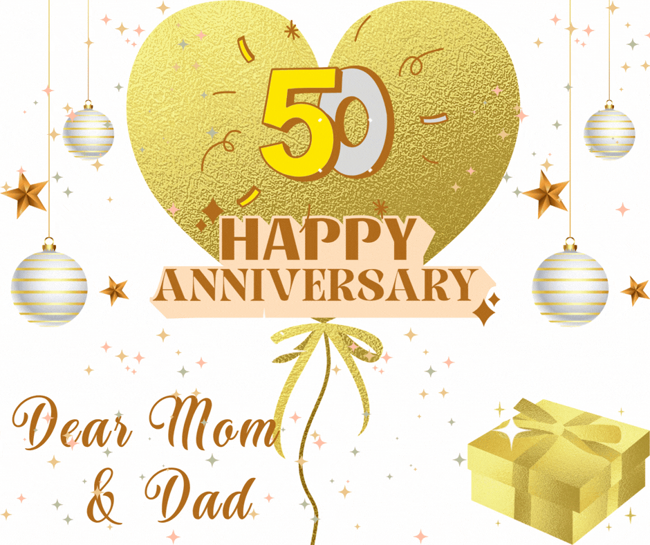 50th Anniversar Wishes Mom and Dad