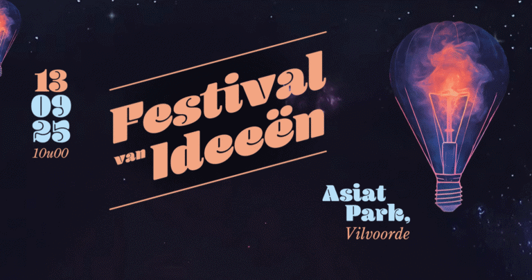 Kom naar ons Festival van Ideeën op zaterdag 13 september 2025