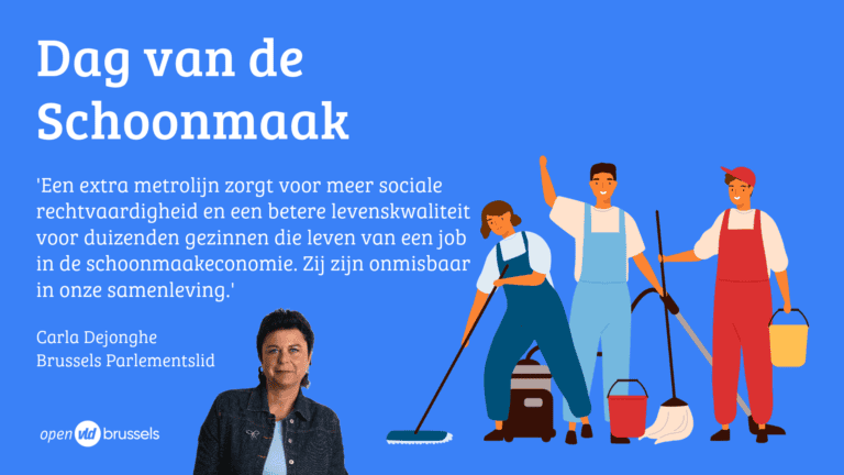 Dag van de Schoonmaak: ”De metro is ook een kwestie van gelijke kansen en levenskwaliteit”