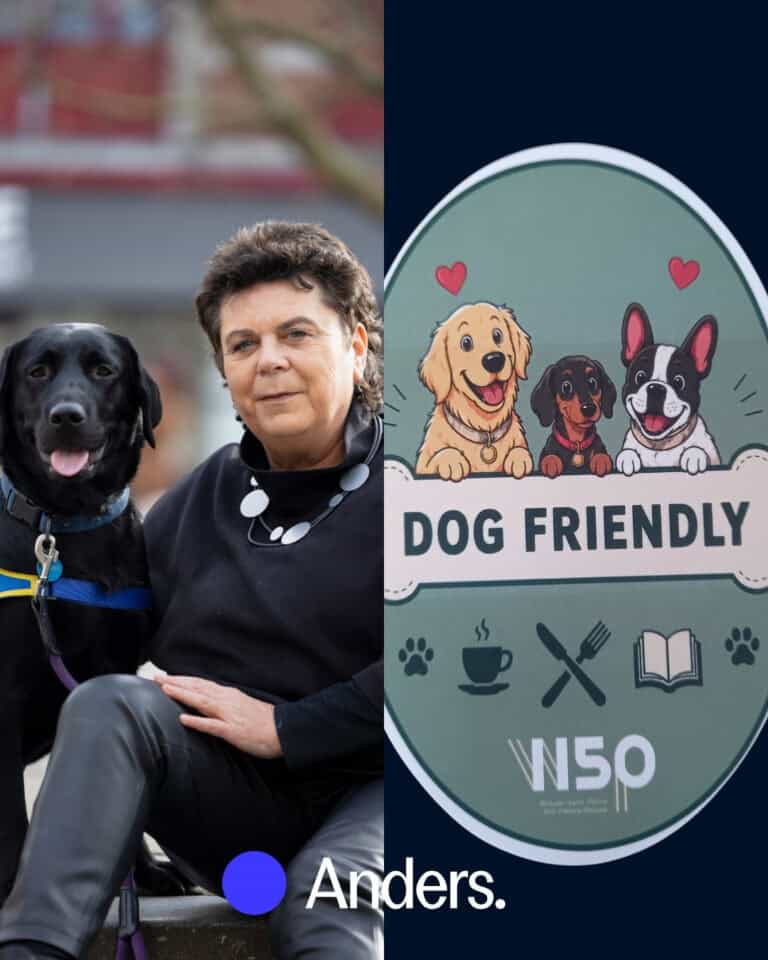 Sint-Pieters-Woluwe lanceert gratis “Dog Friendly”-stickers voor handelaars en horeca