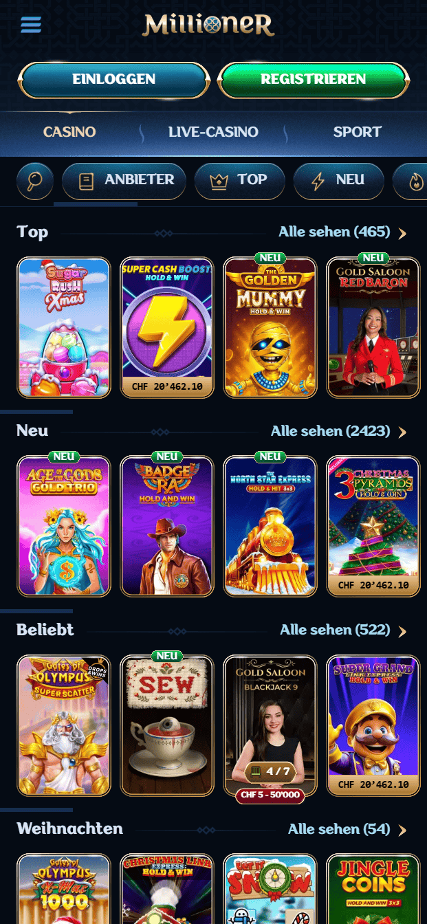più grande Millioner Casino bonus sul deposito in Italy