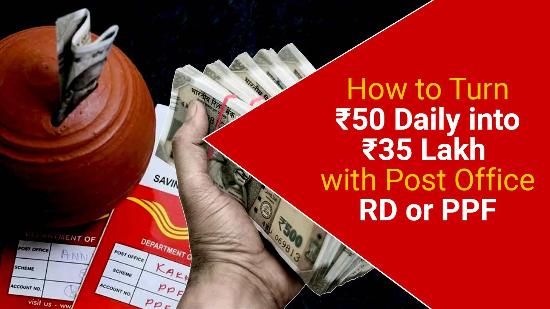 How to Turn ₹50 Daily into ₹35 Lakh with Post Office RD or PPF-Digitalposh Marketing