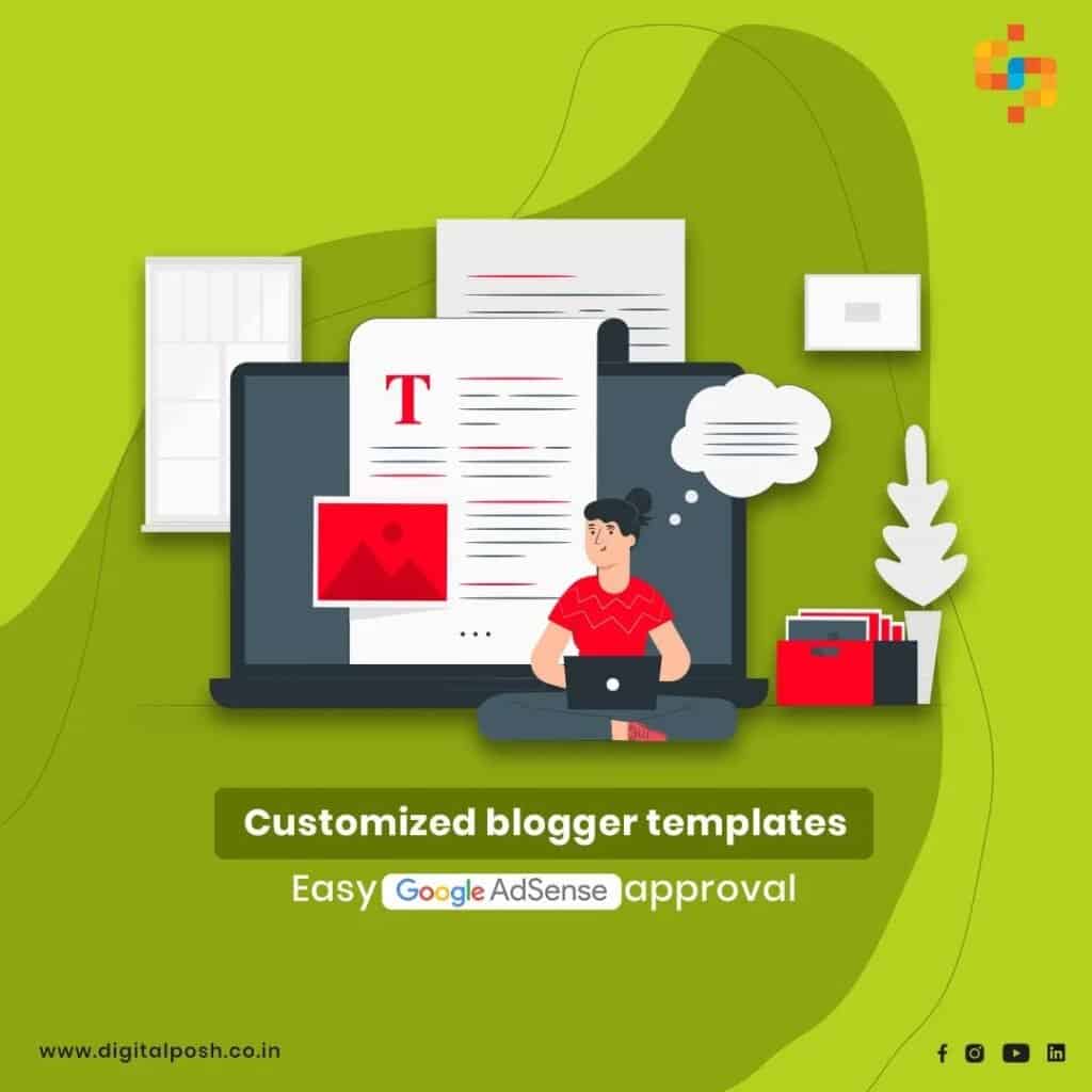 Are you looking for the best free WordPress theme for AdSense approval- Digitalposh web designs