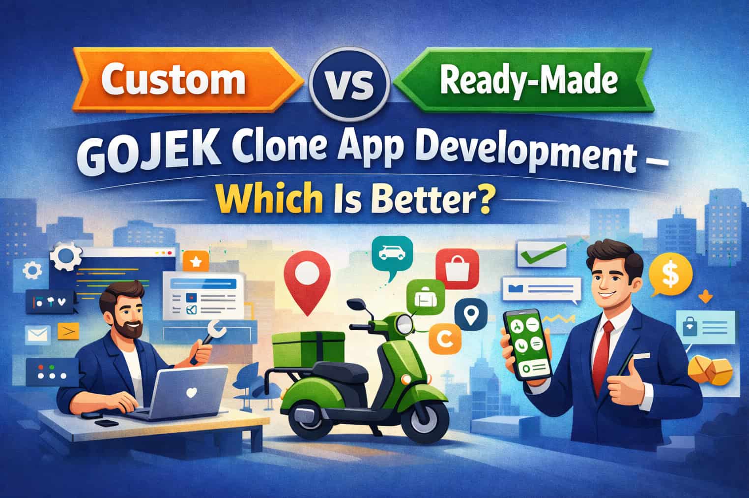 Ready-Made Solution Gojek Clone App Development