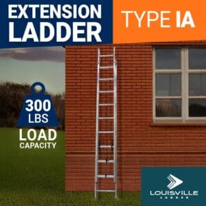 Louisville Ladder 28 ft Aluminum Extension - Image 4