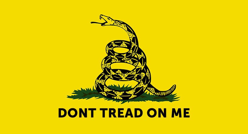 „DONT TREAD ON ME“ - Was bedeutet die Gadsden Flagge mit der Klapperschlange?