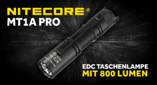 Nitecore MT1A Pro - Eine flexible und kompakte EDC Taschenlampe