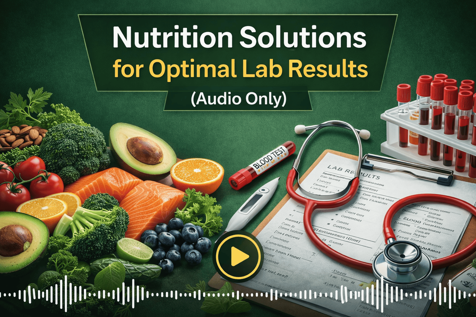 Nutrition Solutions for Optimal Lab Results(Audio Only).