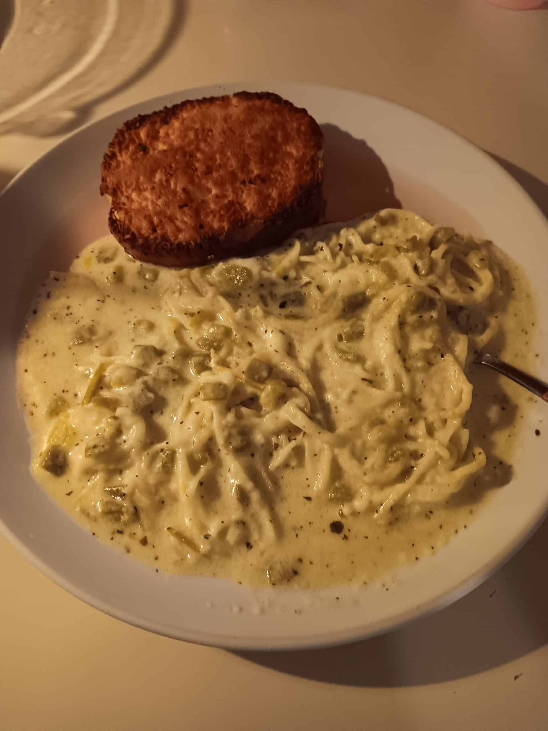 Creamy, Cheesy, Southern, Chicken, Spaghetti