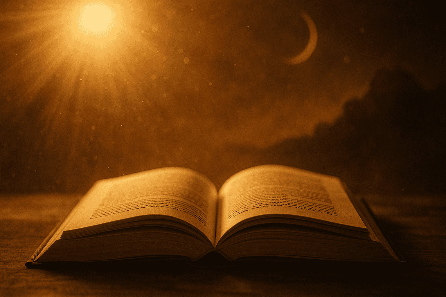 Spiritual awakening blog featured image showing an open book, warm light, and symbolic atmosphere of soul awakening.