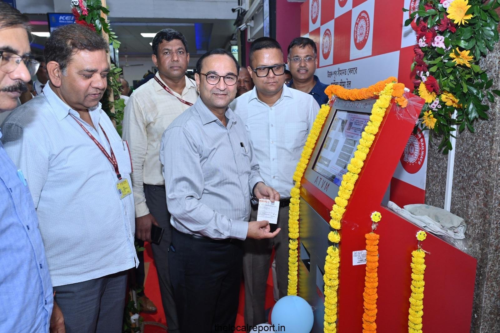 ATVM installed at Guwahati railway station to promote passenger facility