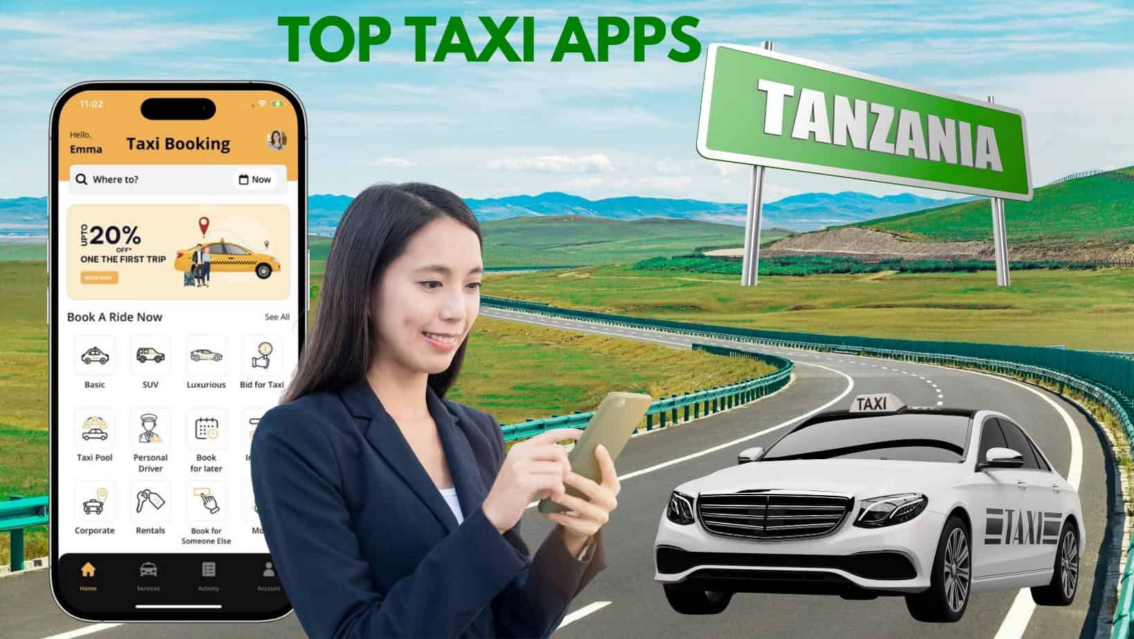 Top Taxi Apps in Tanzania