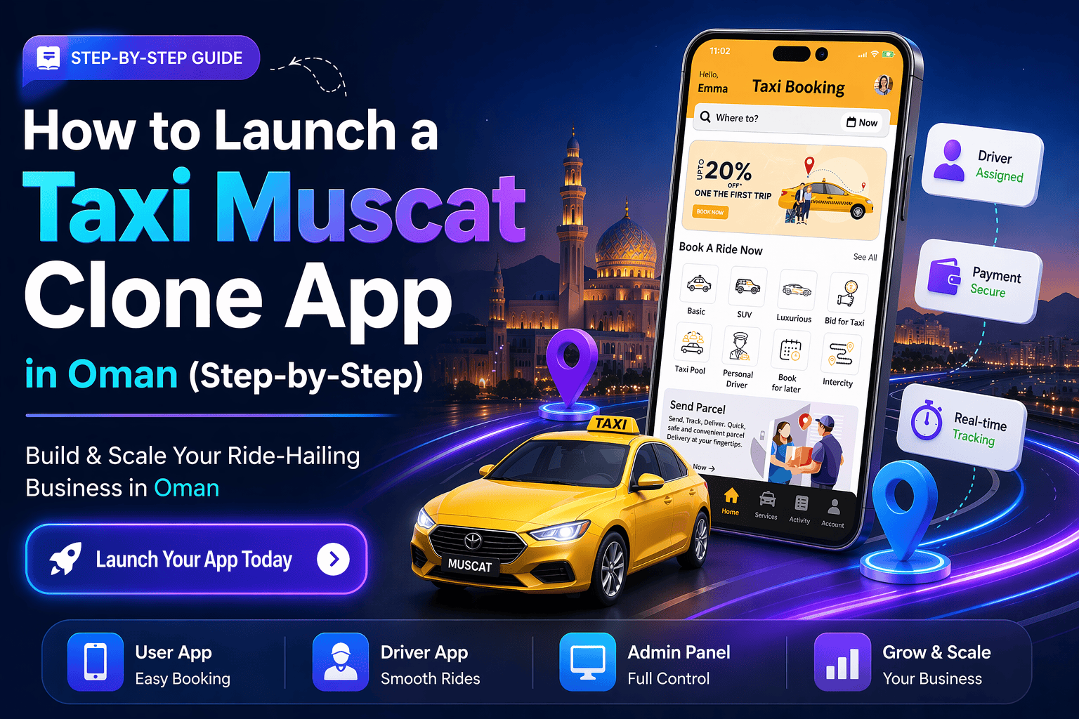 taxi muscat clone app