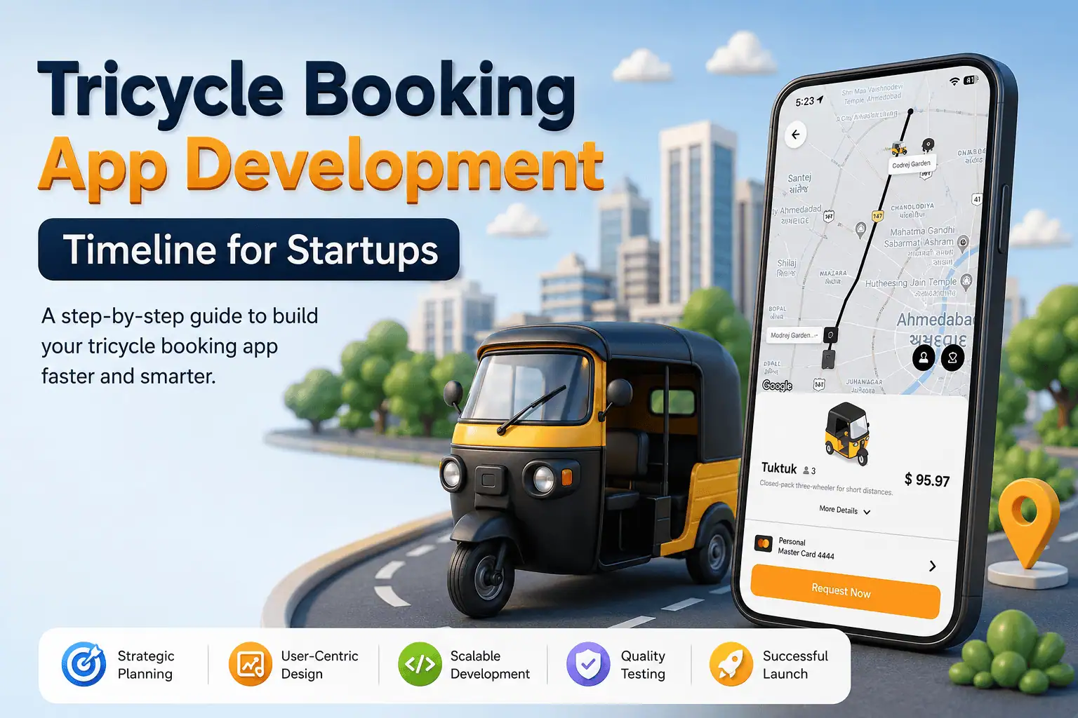 tricycle booking app
