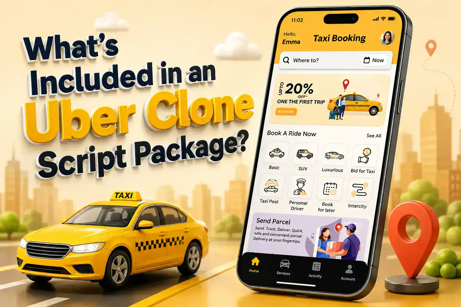 What’s Included in an Uber Clone Script Package